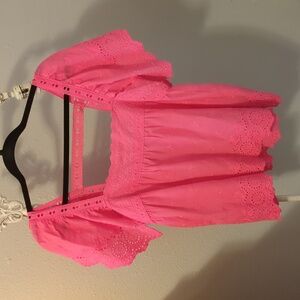 NWT Allison Pink Flutter Shirt